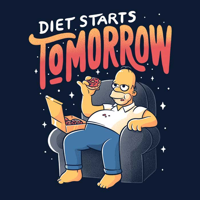 Tomorrow's Diet Plan - Comfortable Men's/Unisex & Women's Tank Tops