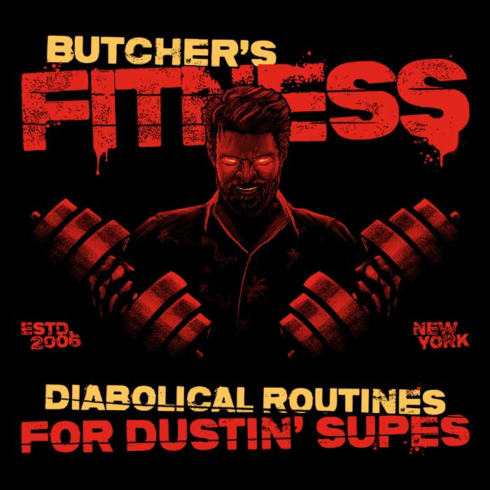 Butcher's Fitness Men's Long Sleeve Crewneck T-Shirt for Workout