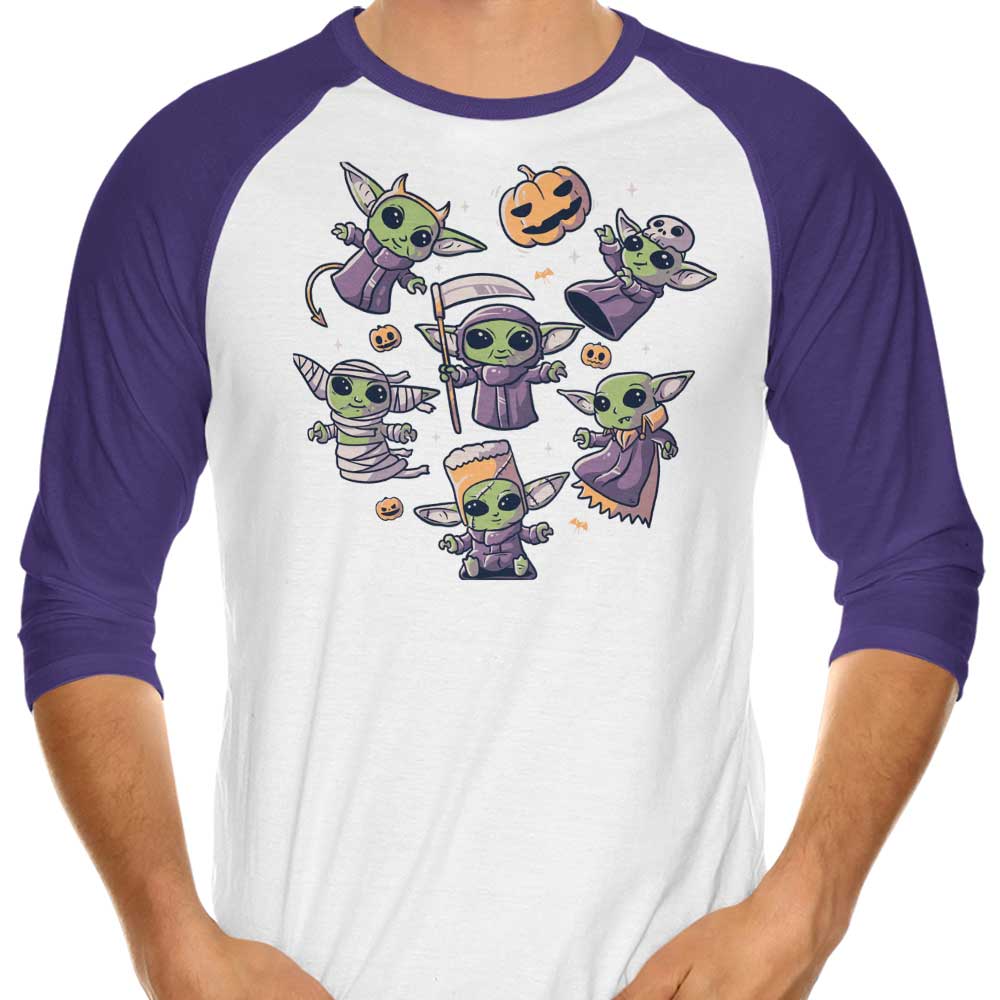Edu.ely's 3/4 Sleeve Raglan Halloween T - Shirt for Children