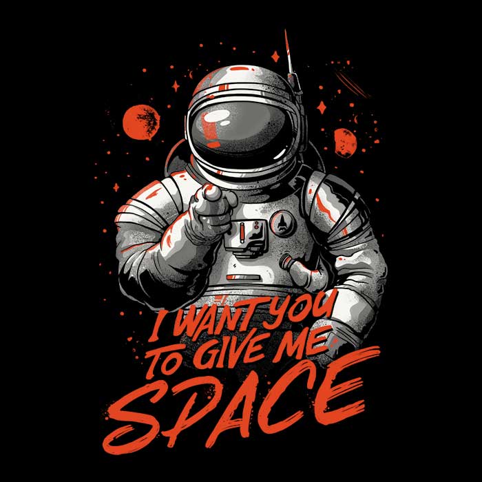 Comfortable 'I Want You to Give Me Space' Unisex and Women's Tank Tops