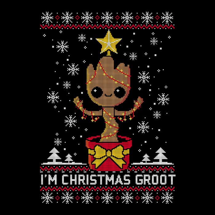 Festive Christmas Groot Themed Unisex and Women's Tank Tops