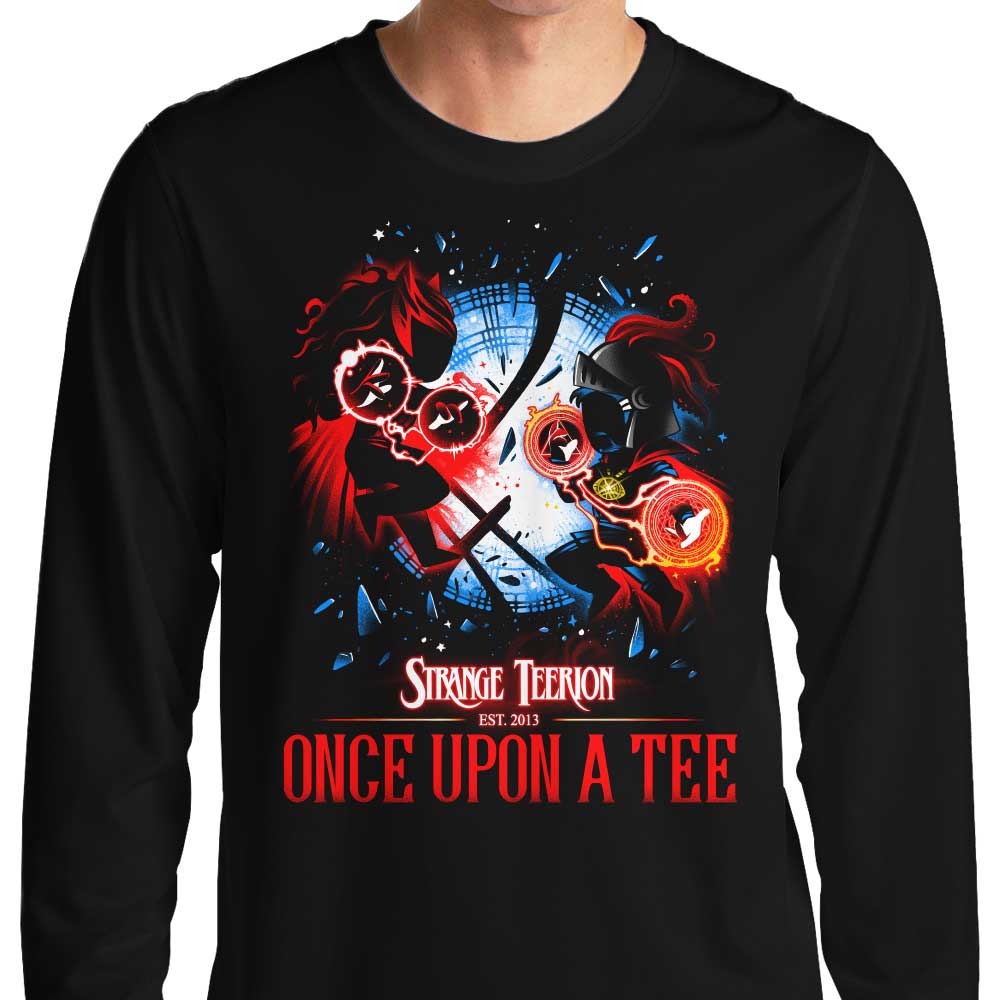 Unique Alemaglia Strange Teerion Long Sleeve Crewneck T - Shirt for Men and Women