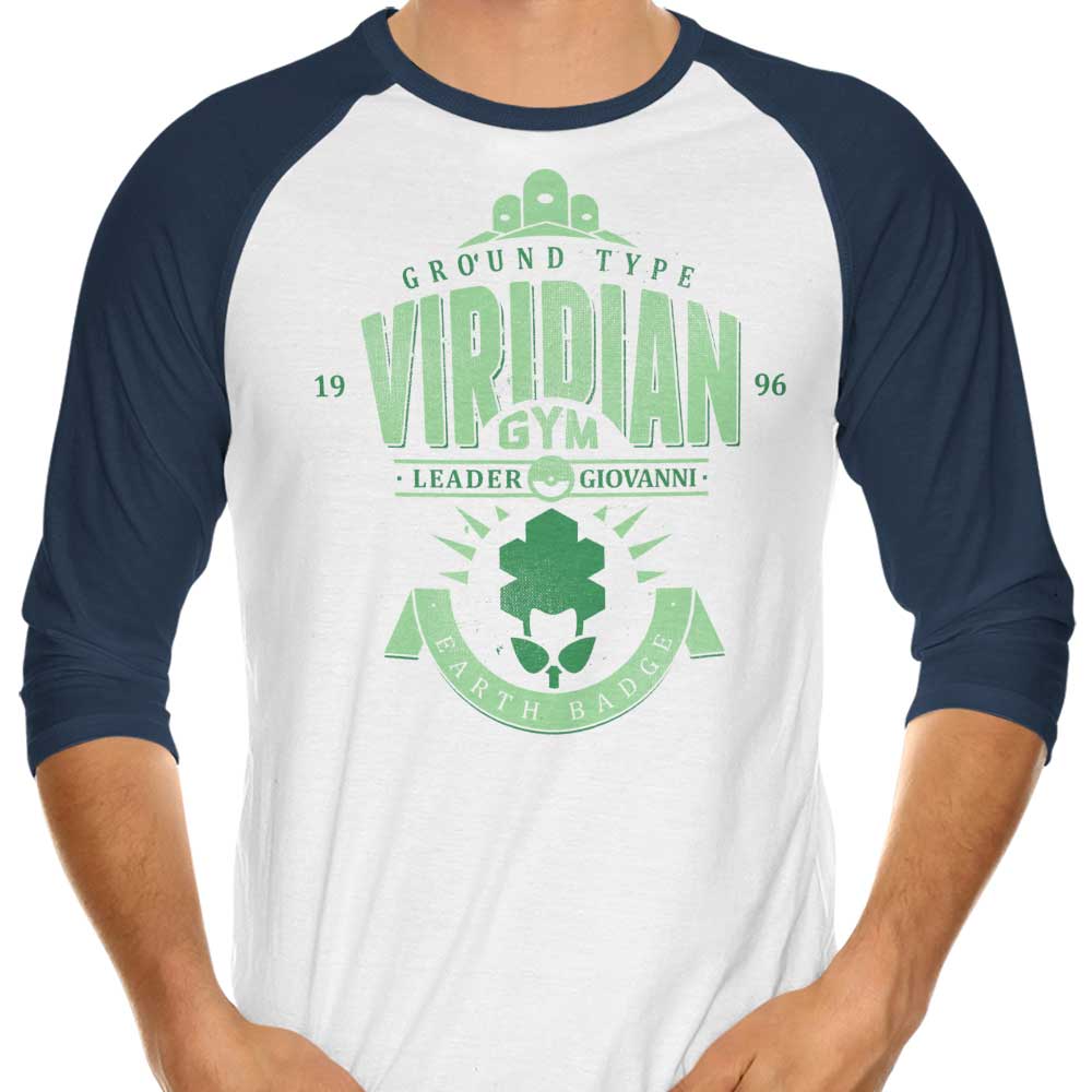 Azafran's Viridian City Gym Three - Quarter Sleeve Raglan Style T - Shirt