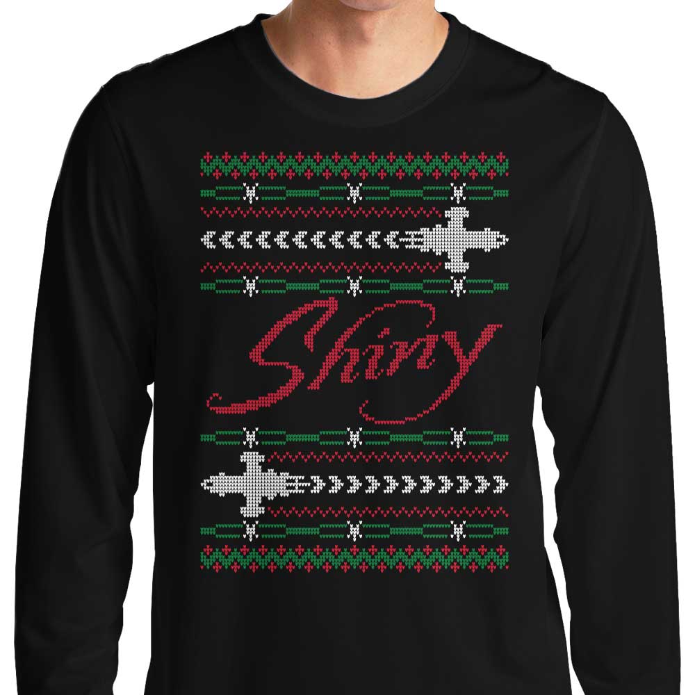 A Super Sparkly Christmas Long Sleeve Crewneck T - Shirt