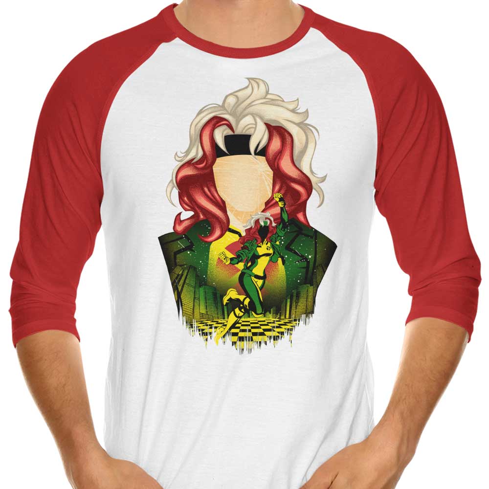 Hypertwenty's Southern Strength Men's 3/4 Sleeve Raglan Casual T-Shirt