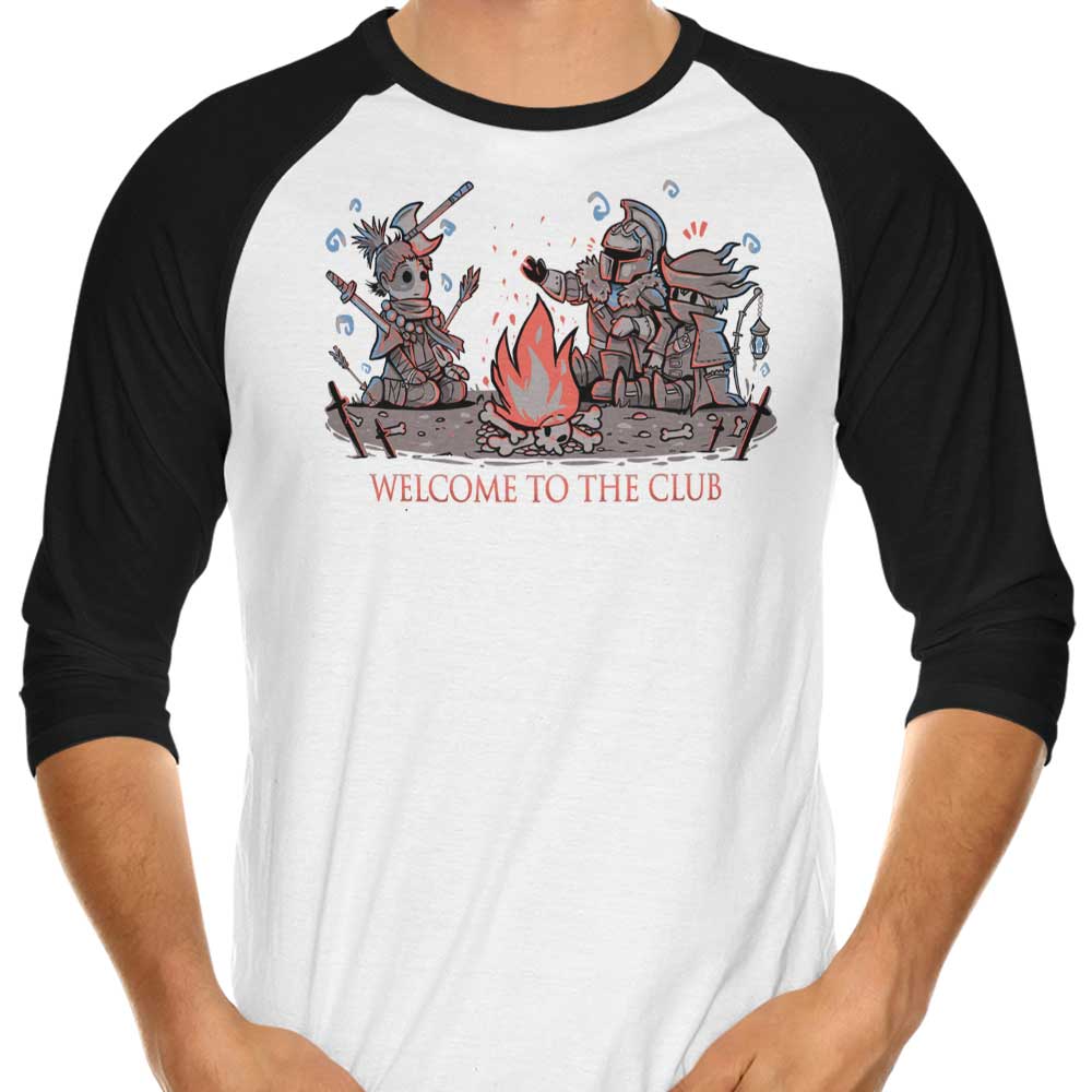 TechraNova's Exclusive 3/4 Sleeve Raglan T-Shirt - Welcome to the Club