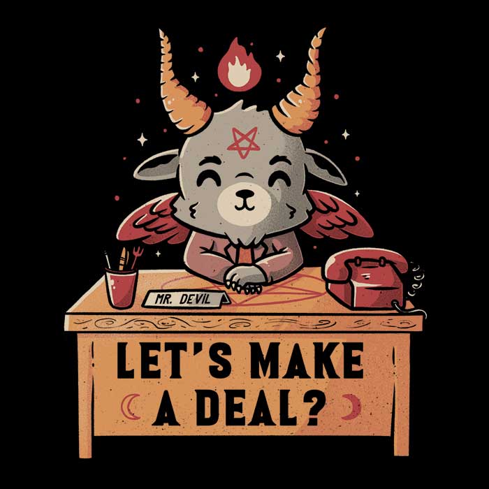 Edu.ely's Let's Make a Deal 3/4 Sleeve Raglan Stylish T-Shirt