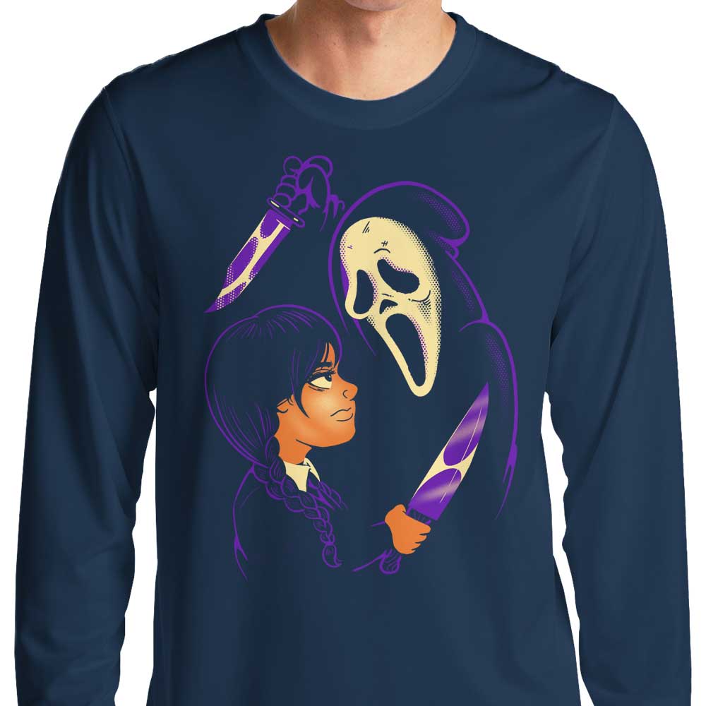 Spooky Ghosts and Freaks Design Long Sleeve T - Shirt for All Sizes