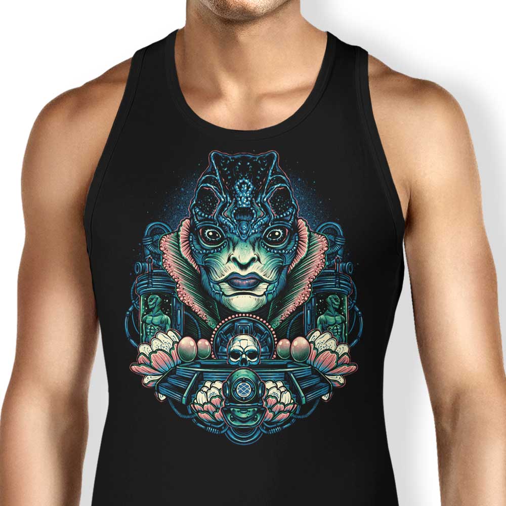 Glitchygorilla's Soft and Comfortable Amphibian-themed Tank Tops for Men and Women