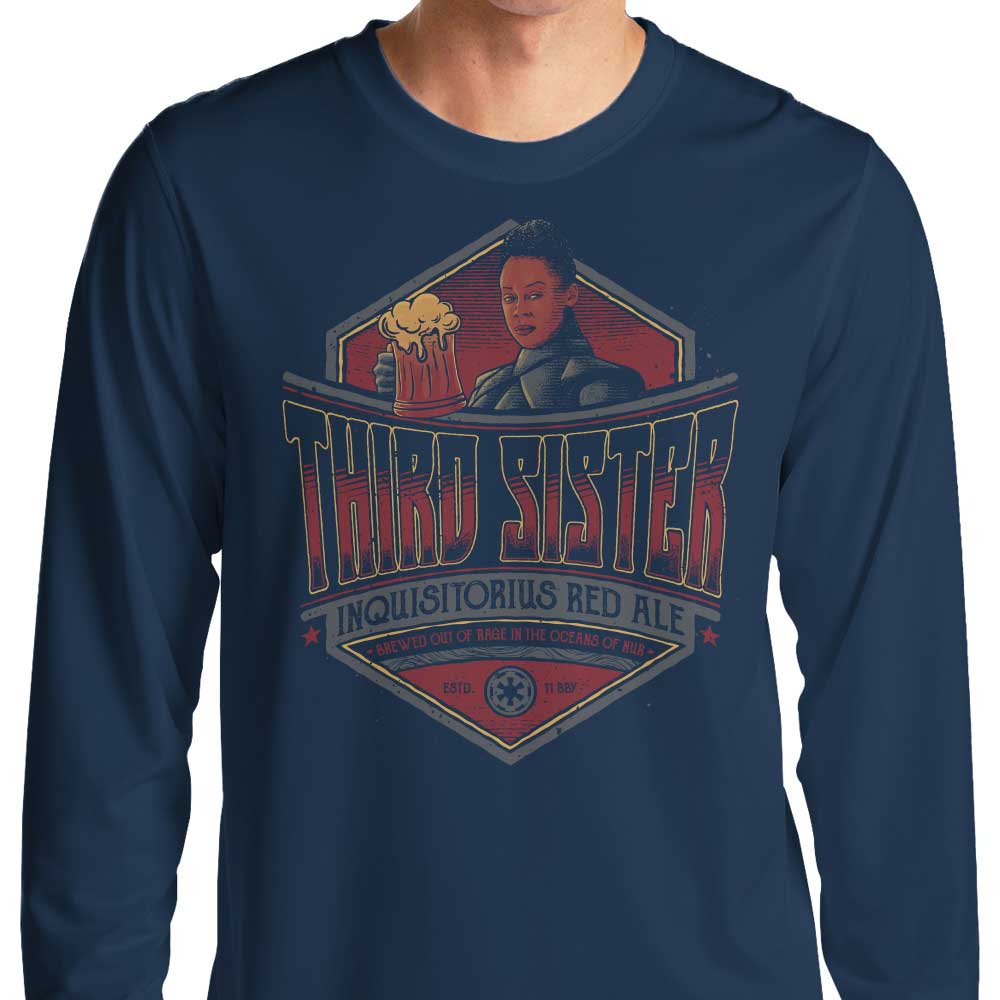 Teesgeex Third Sister Red Ale Long Sleeve Crewneck T - Shirt in S to 4XL