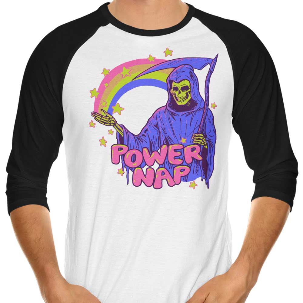 Comfortable 3/4 Sleeve Raglan T-Shirt for Power Naps