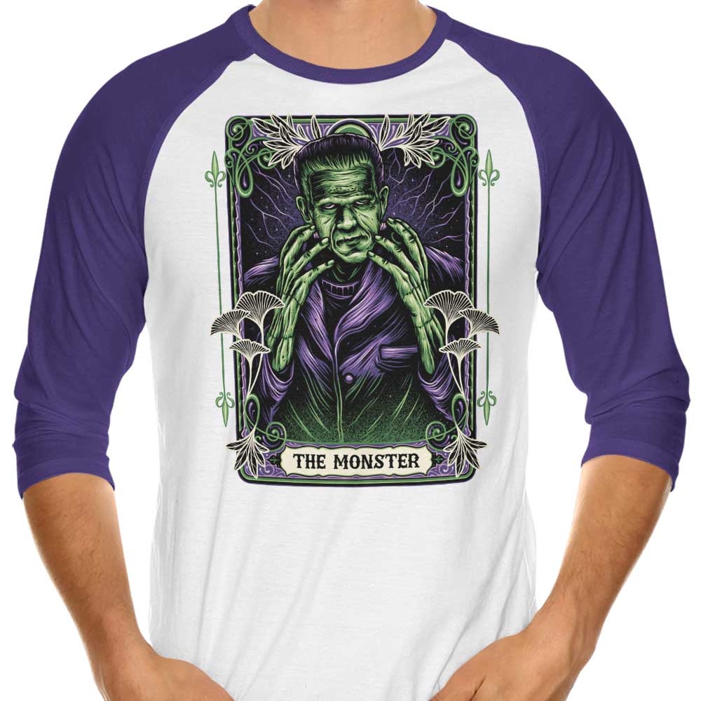 The Monster 3/4 Sleeve Stylish Raglan T-Shirt