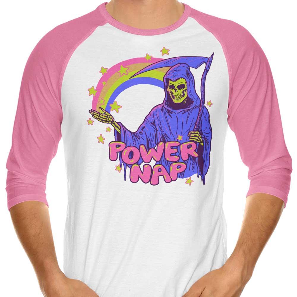 Comfortable 3/4 Sleeve Raglan T-Shirt for Power Naps