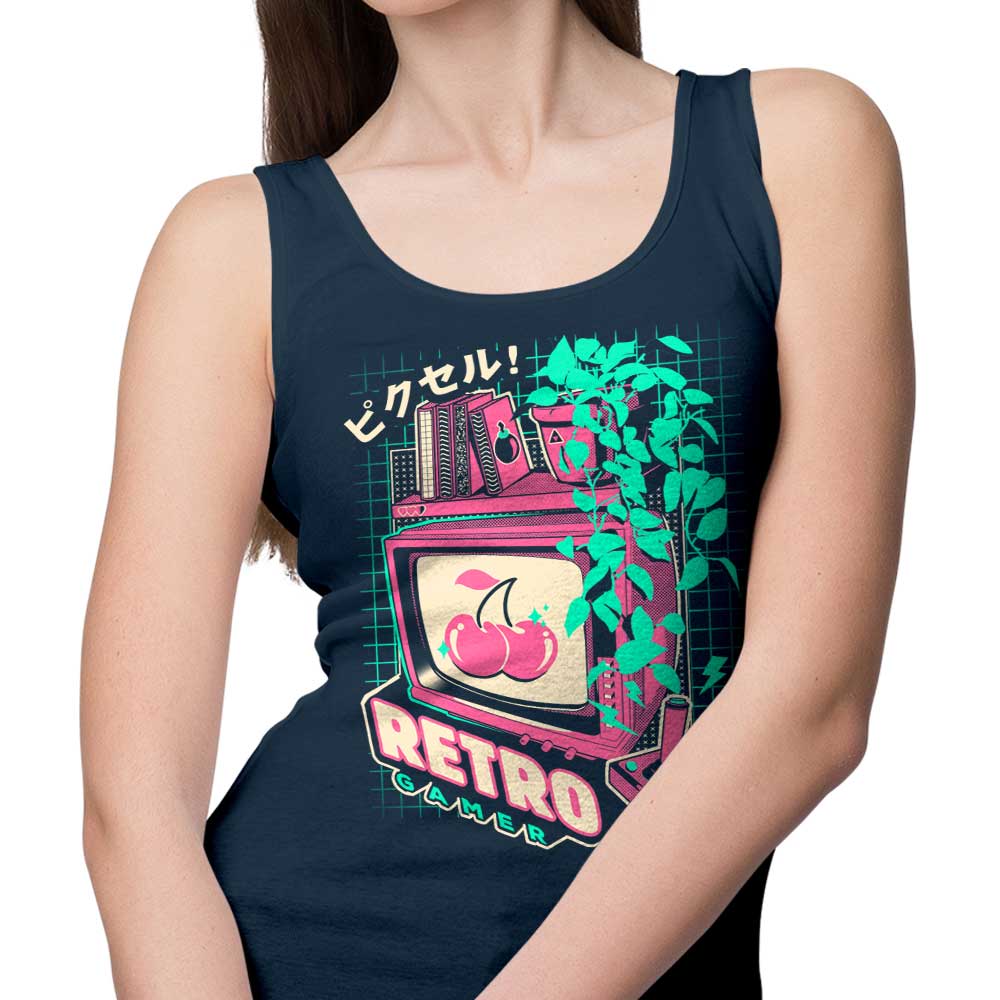 Vintage Retro Gaming Style Men's and Unisex Tank Tops for All Ages