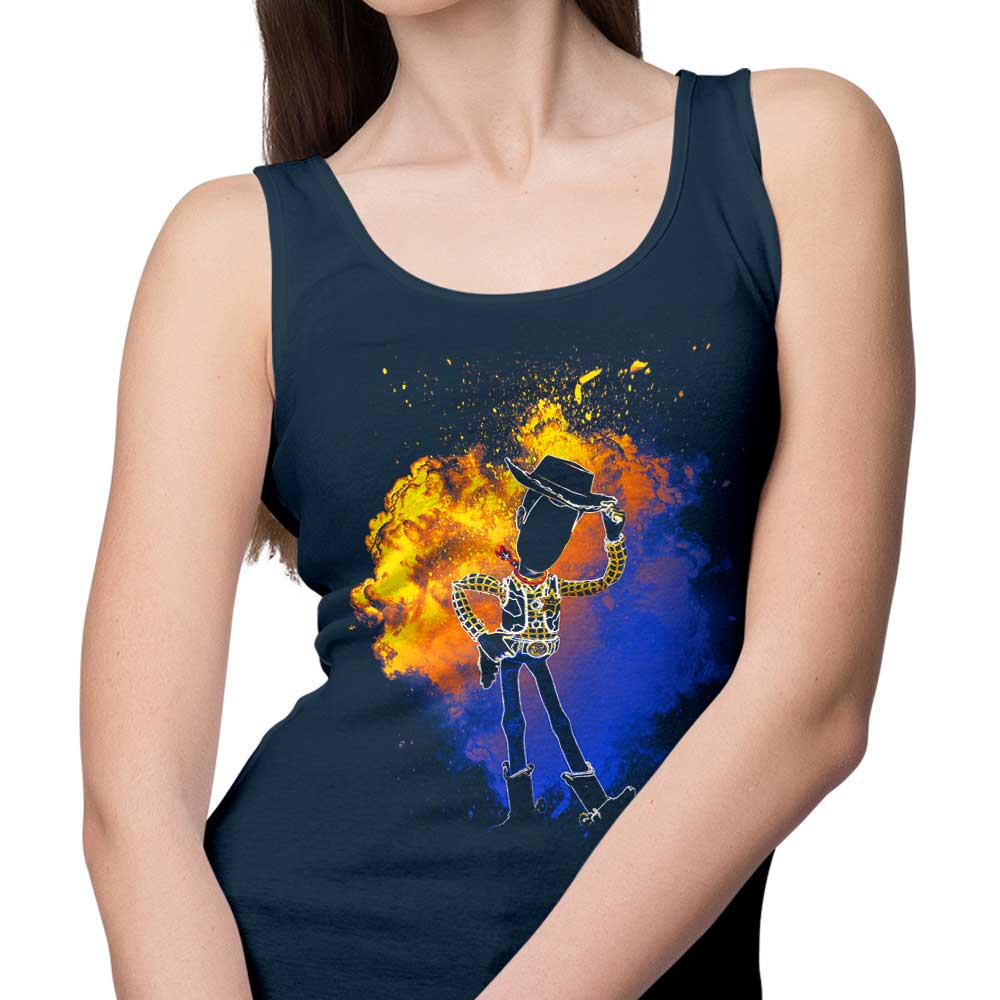 Donnie Illustrations' Comfortable Soul of the Sheriff Tank Tops