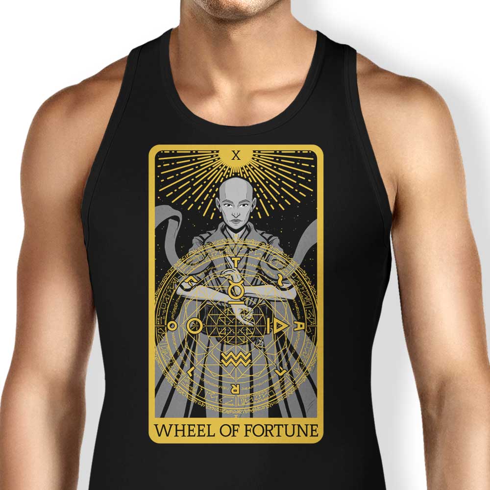 Tarot Wheel of Fortune-themed Men's and Women's Unisex Stylish Tank Tops
