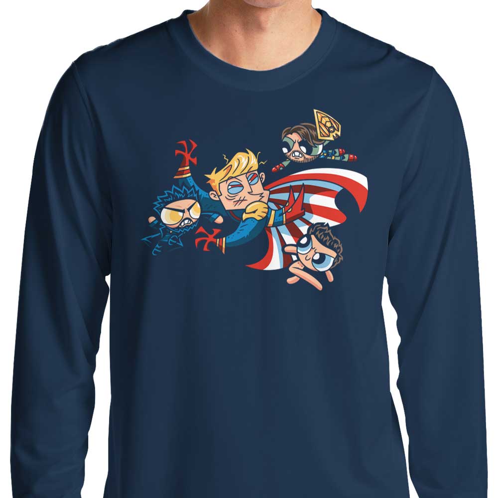 Scorched Puff Boys Comfortable Long Sleeve Crewneck T-Shirt