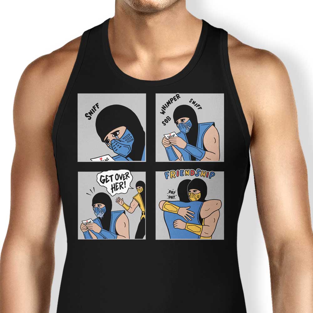 Ibyes Illustrations 'Get Over Her' Stylish Men's and Women's Tank Top