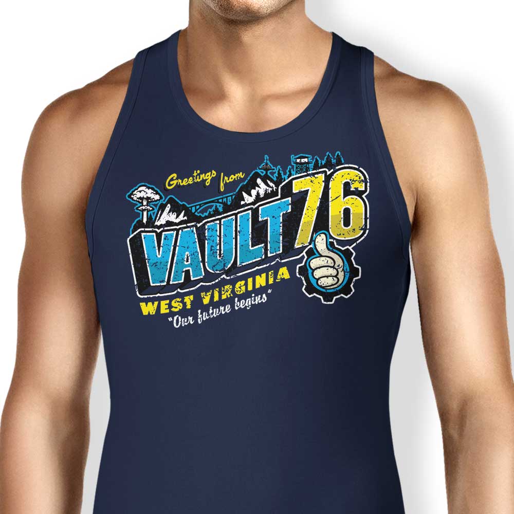 Comfy West Virginia Greetings Tank Tops for Men and Women