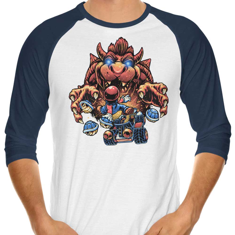 Glitchygorilla's Epic Final Boss 3/4 Sleeve Raglan T - Shirt