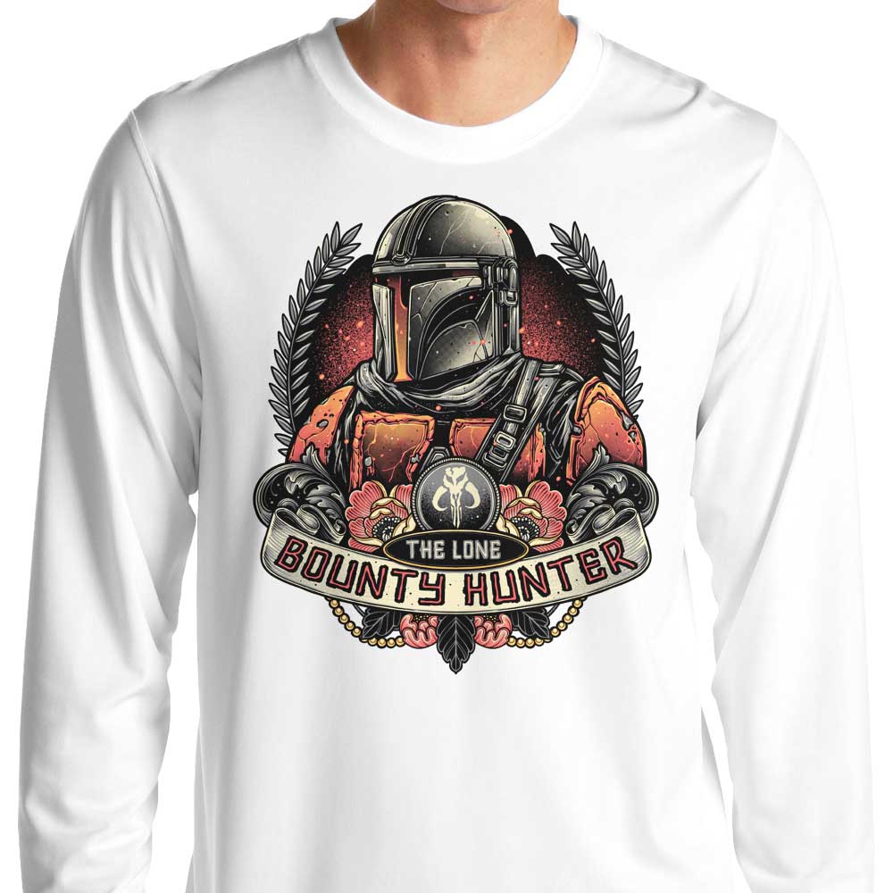 Momma Gorilla's The Lone Bounty Hunter Long Sleeve Crewneck T - Shirt