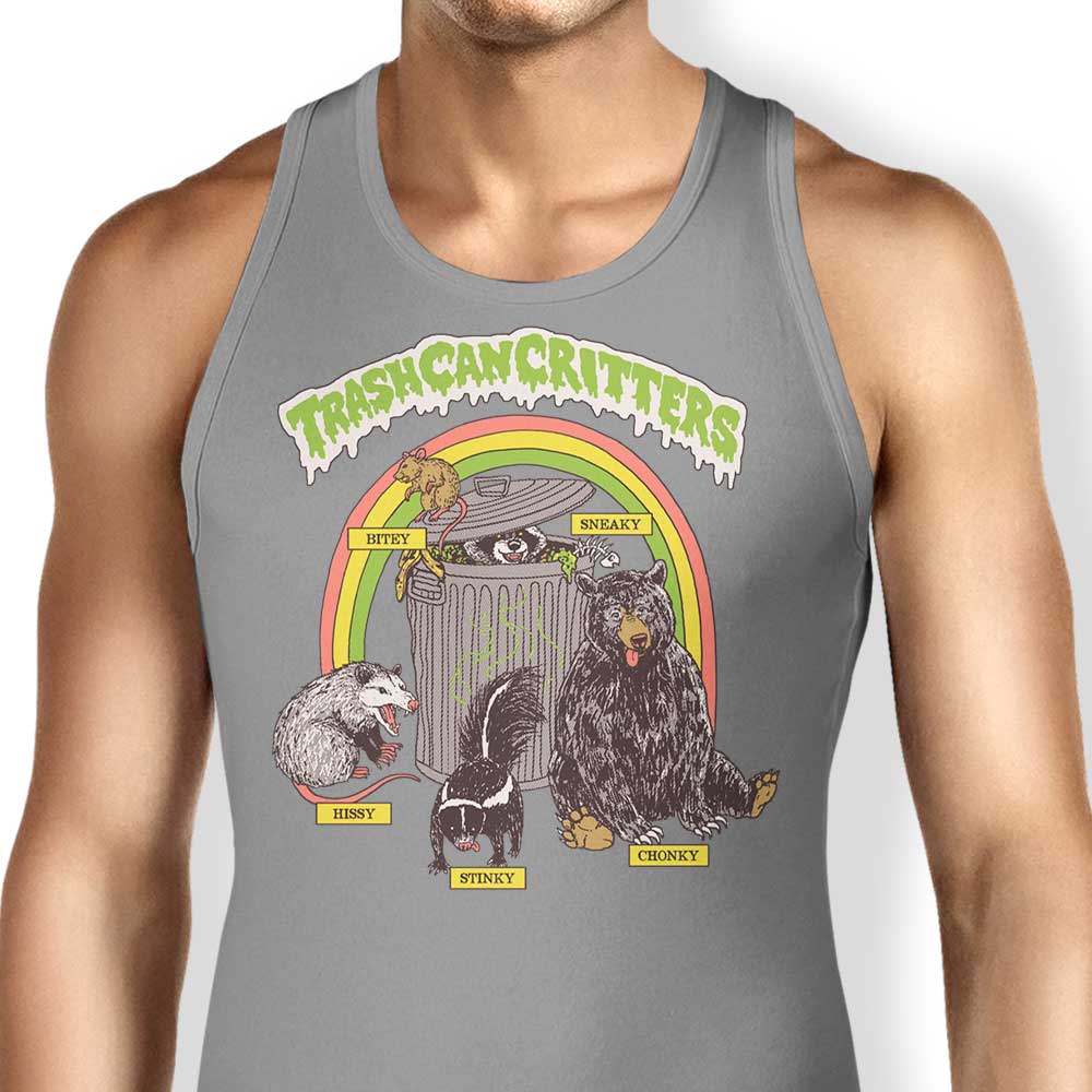 Hillary White's Trash Can Critters Comfortable Unisex and Women's Tank Tops