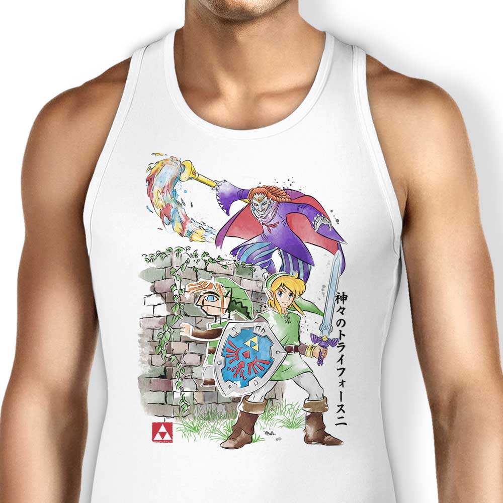 Dr. Monekers' Between Worlds Watercolor Comfortable Tank Tops