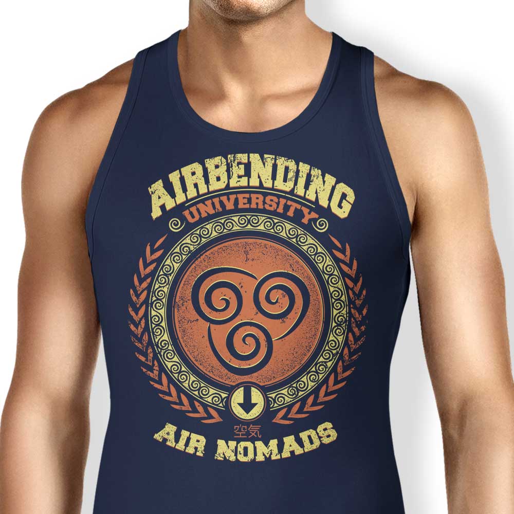 Typhoonic Art's Airbending University Comfortable Tank Tops for Men and Women