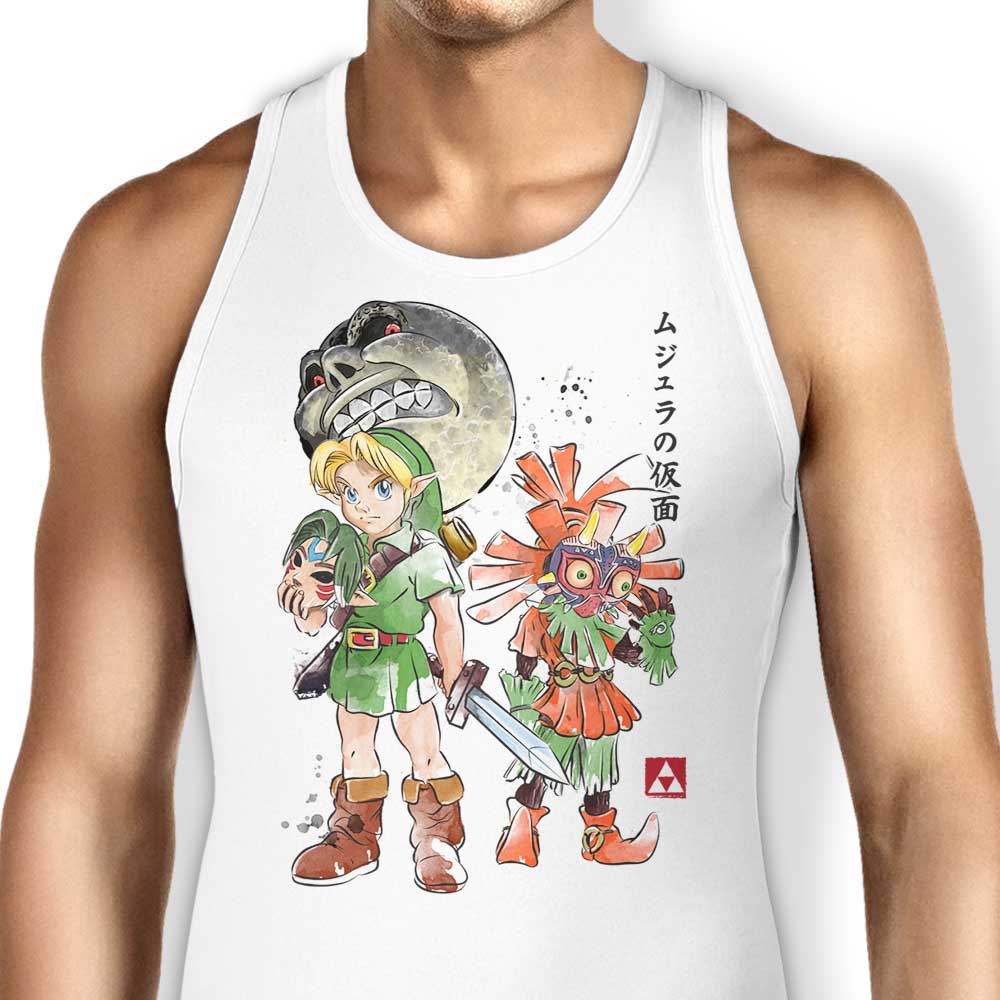 Termina Watercolor Design Men's and Women's Unisex Fashionable Tank Top