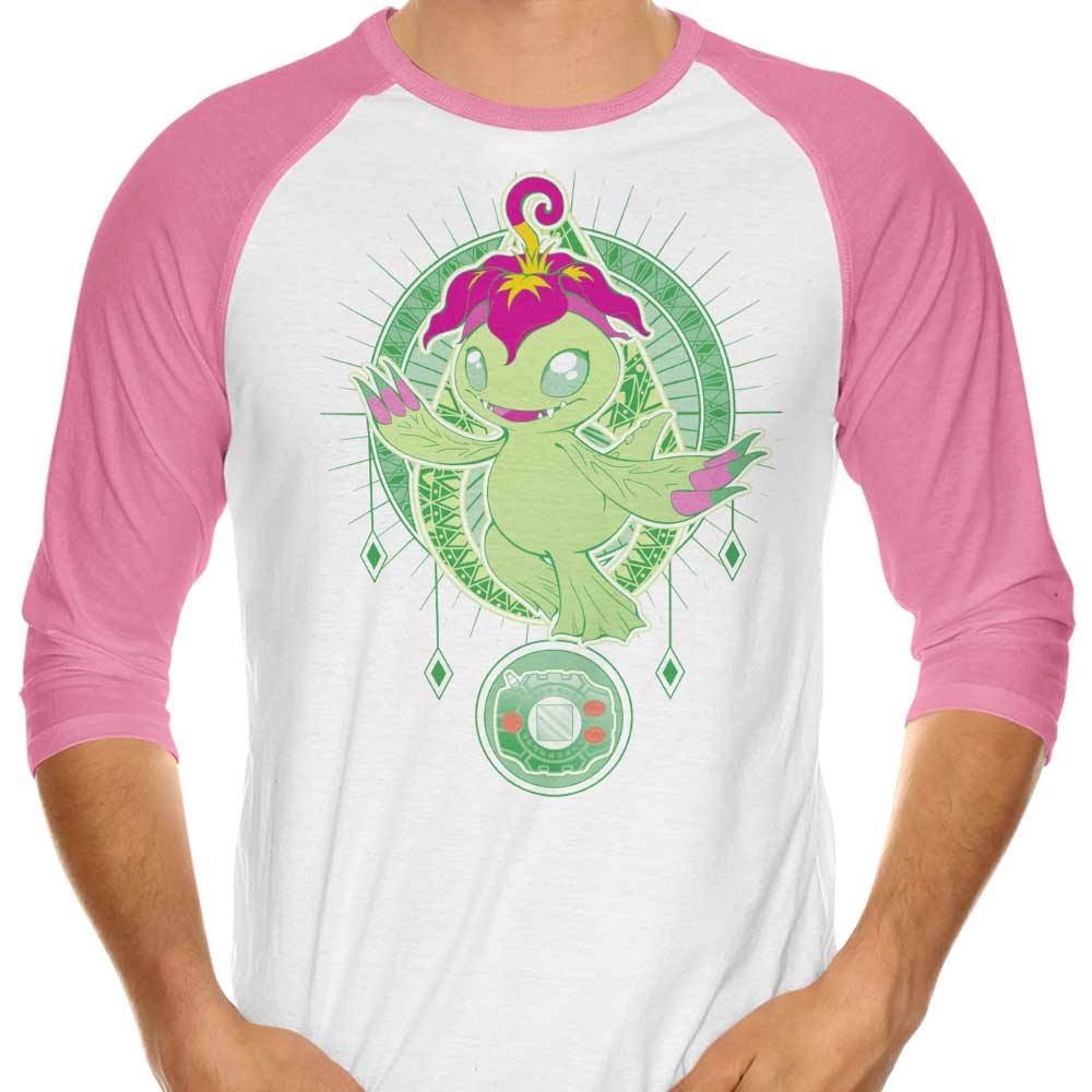 3/4 Sleeve Raglan T-Shirt - Crest of Sincerity, a Unique Garment from Chocolate Raisin Fury