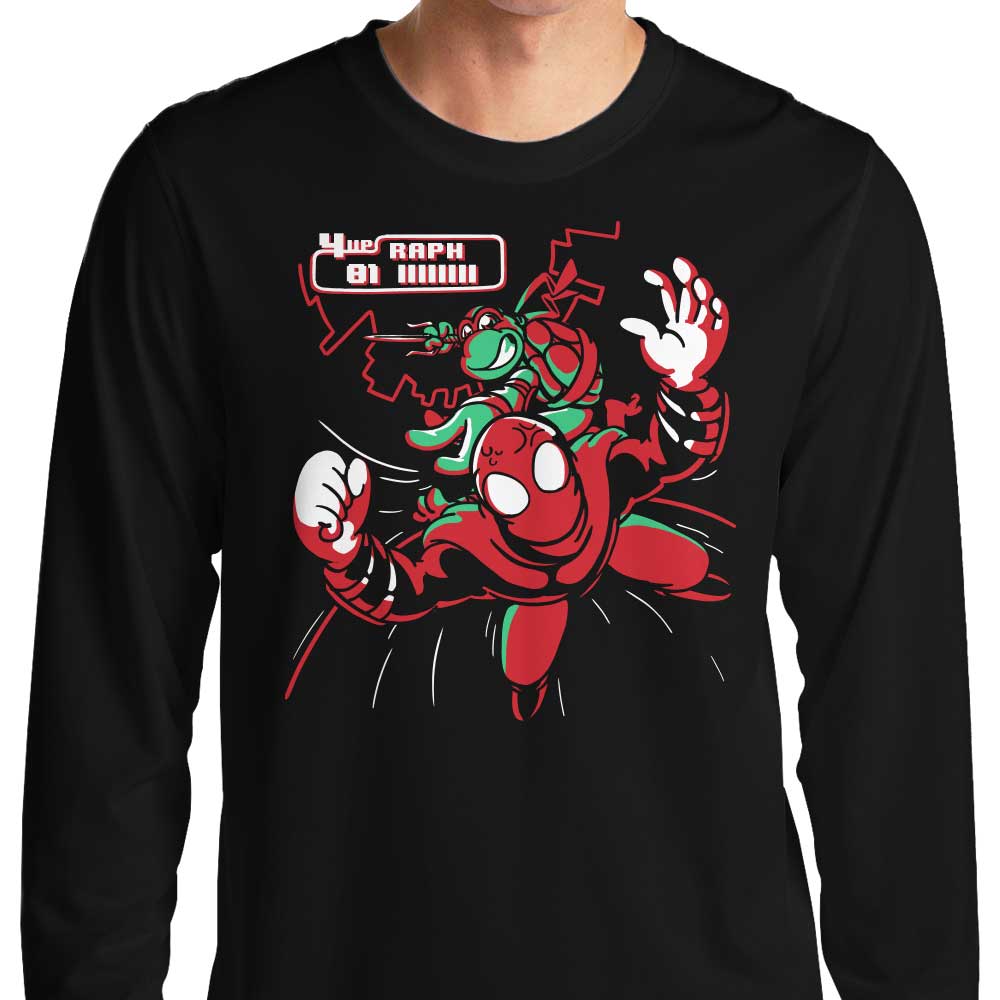 Long Sleeve 'Arcade Raph' T - Shirt with Comfort Features