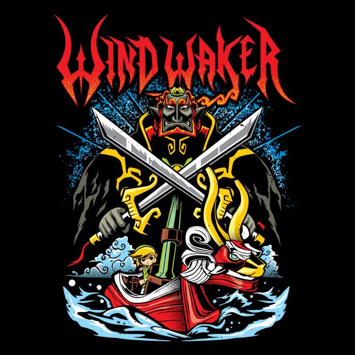 Dracula Byte's Long Sleeve 'Bring the Wind' Comfortable T-Shirt