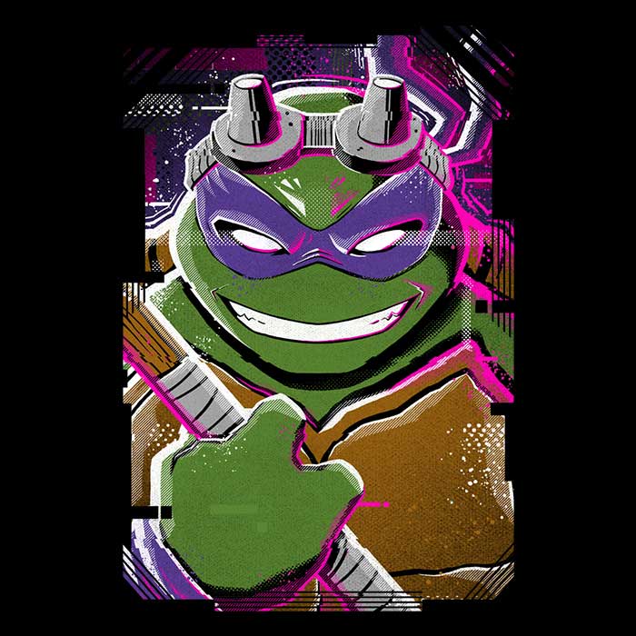 Stylish 3/4 Sleeve Raglan T-Shirt by Donnie Glitch