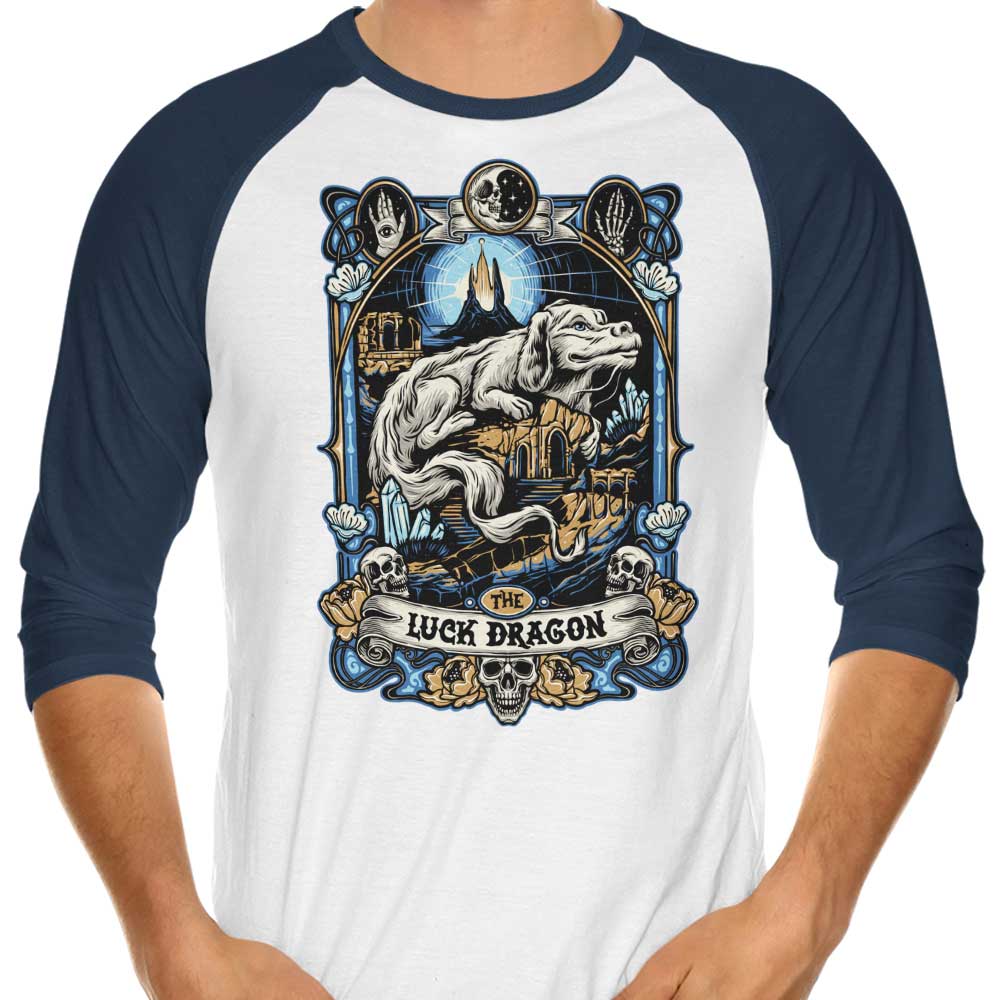 The Enchanting Luck Dragon 3/4 Sleeve Raglan T-Shirt
