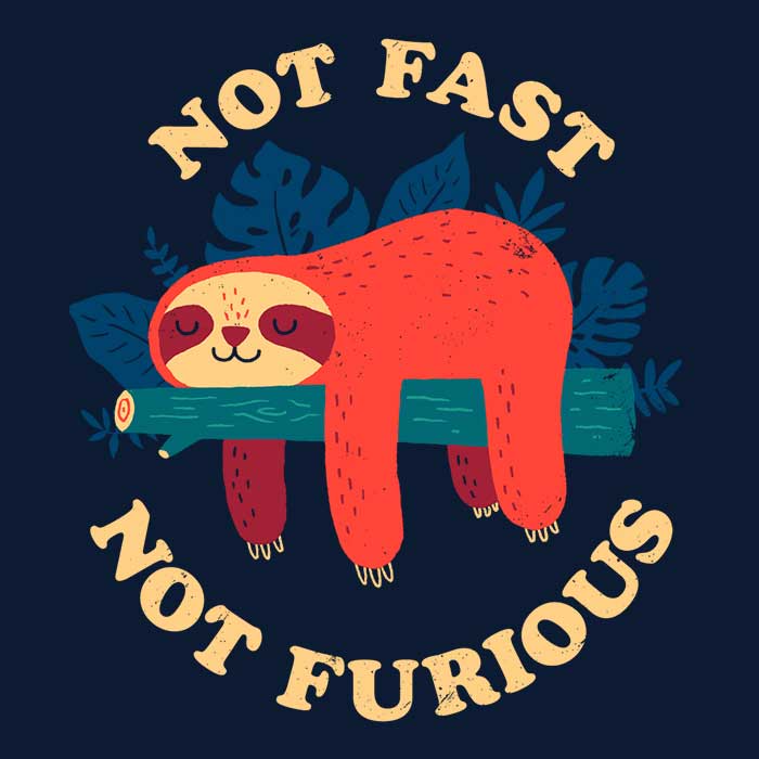 Comfortable 'Not Fast, Not Furious' Men's/Unisex & Women's Tank Tops