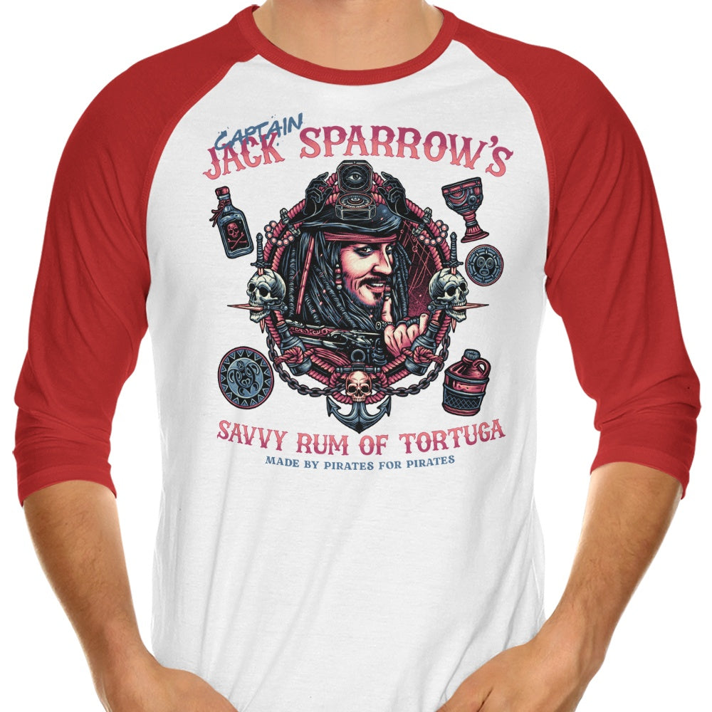 Stylish Savvy Rum 3/4 Sleeve Raglan T-Shirt for Trendy Wear