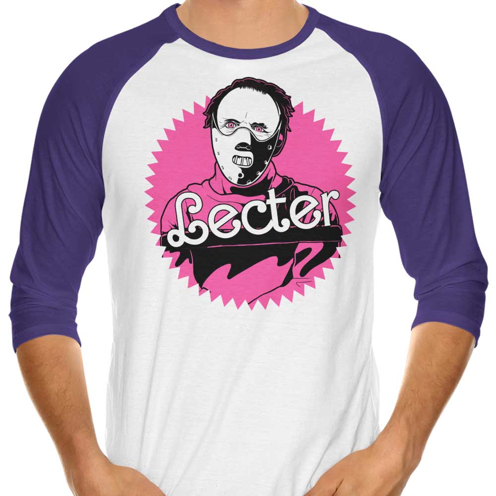 Stylish 3/4 Sleeve Raglan T-Shirt by Malibu Cannibal
