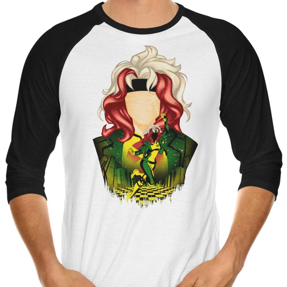 Hypertwenty's Southern Strength Men's 3/4 Sleeve Raglan Casual T-Shirt