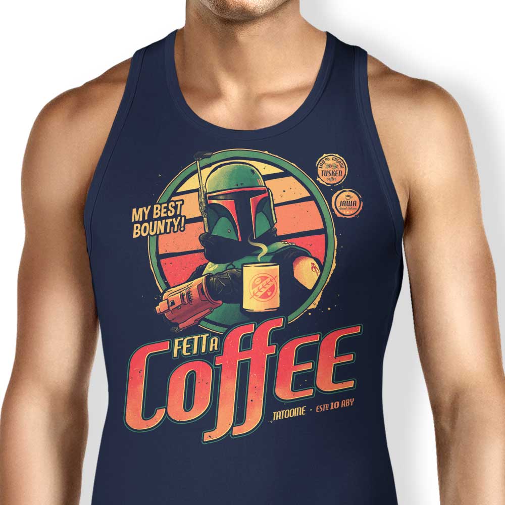 Comfortable Fett A Coffee Brand Unisex and Women's Tank Tops