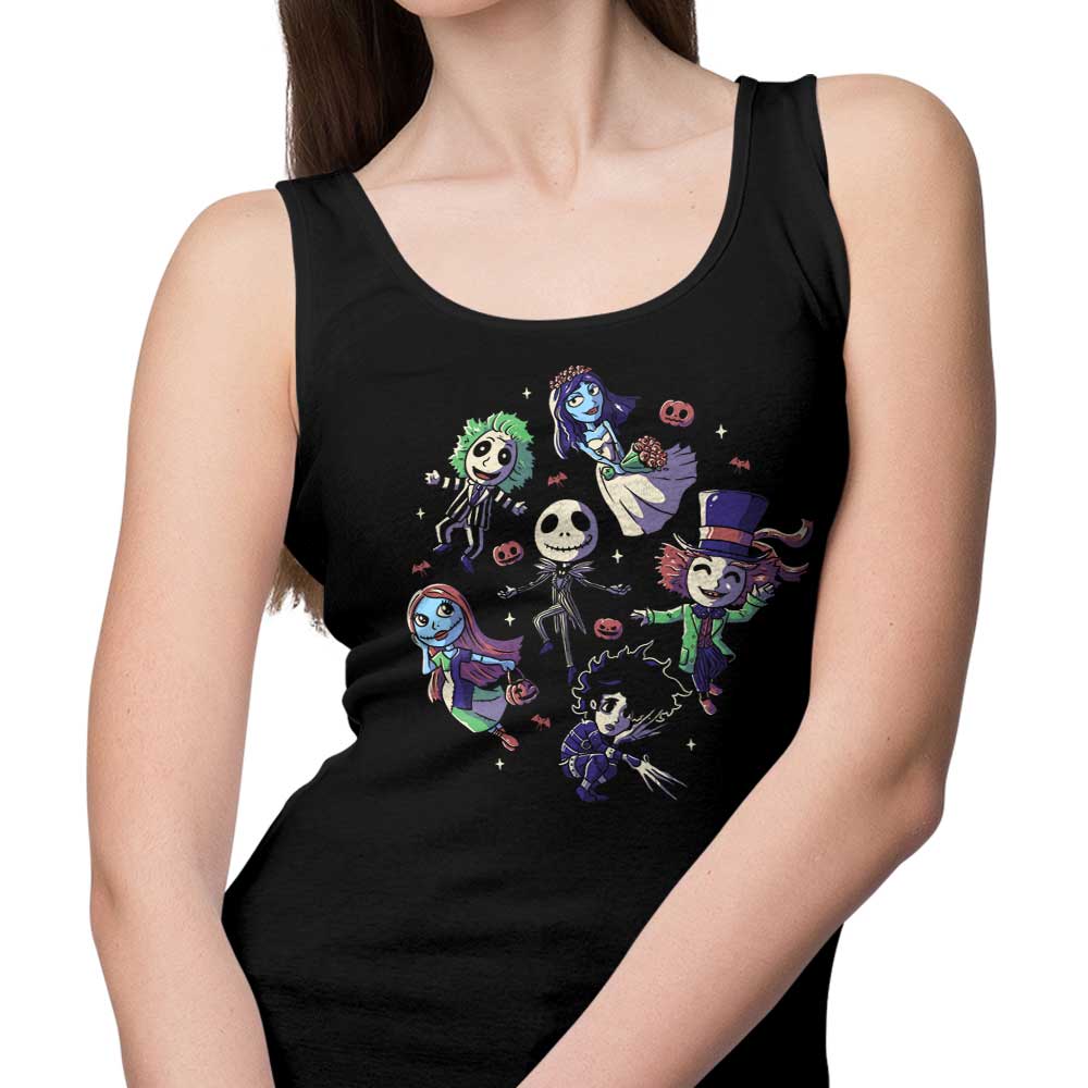 Edu.ely's Burton's Halloween Comfortable Unisex and Women's Tank Tops