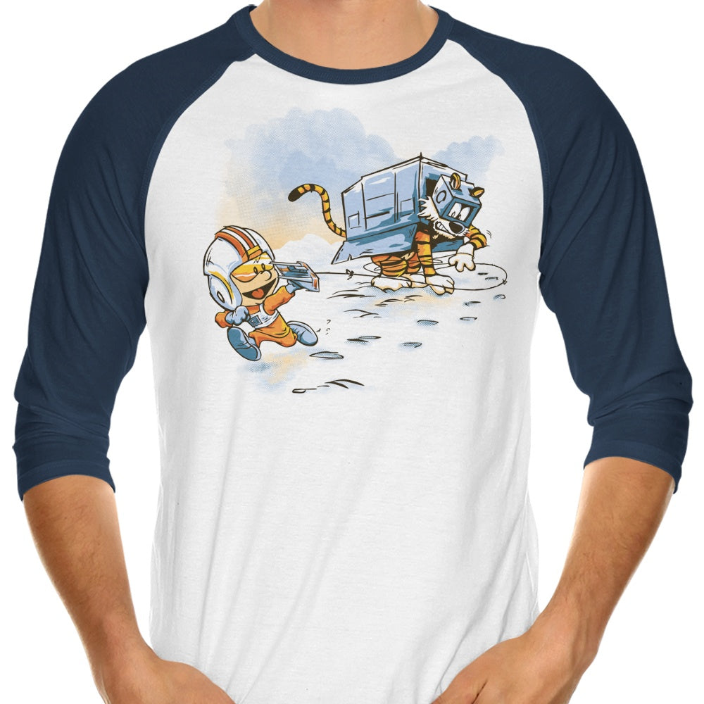 3/4 Sleeve Raglan T-Shirt - Crazy Killer Snow Walkers T-Shirt