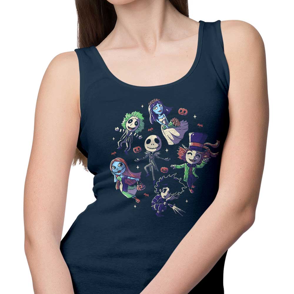 Edu.ely's Burton's Halloween Comfortable Unisex and Women's Tank Tops