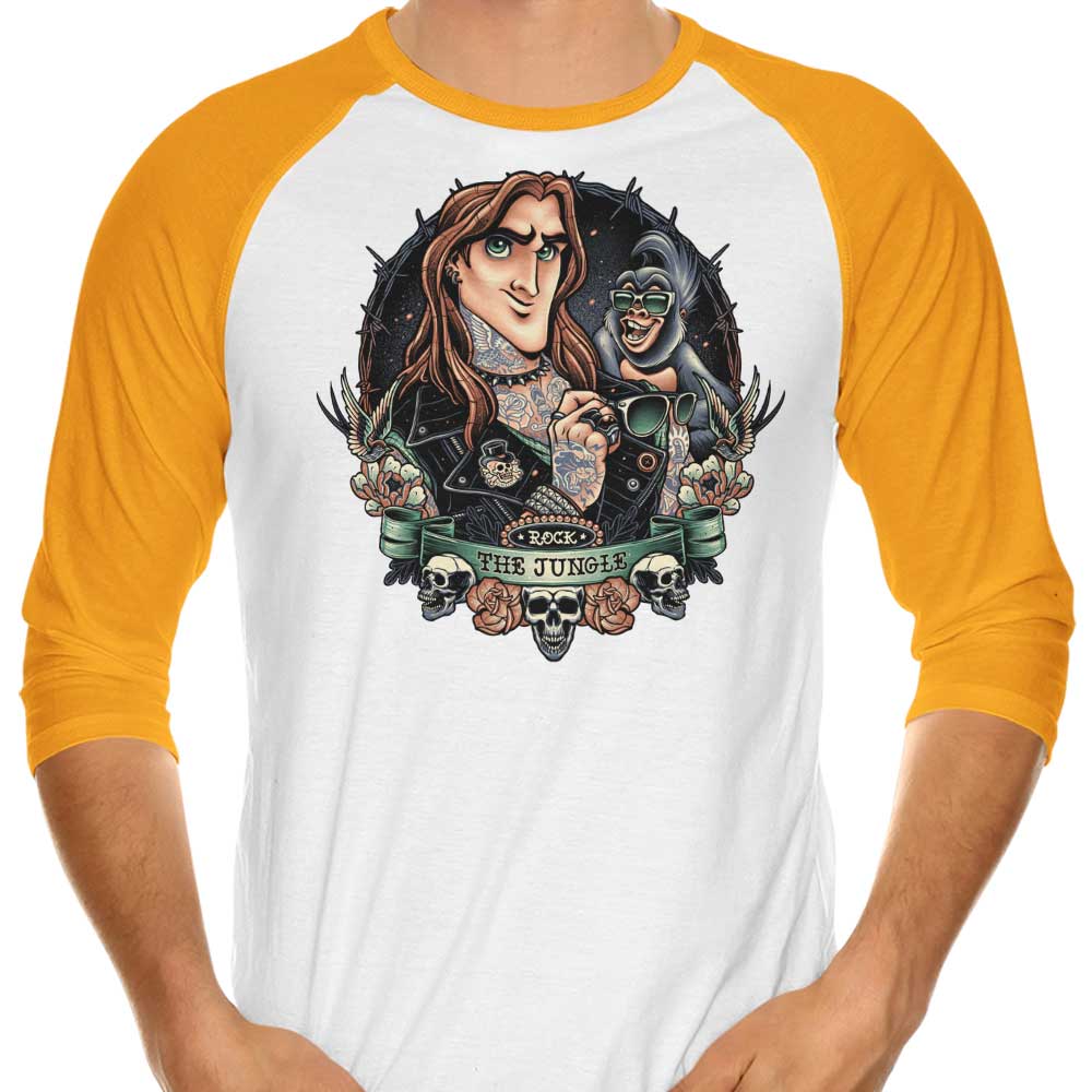 Save the Jungle 3/4 Sleeve Raglan Style T-Shirt for All Ages