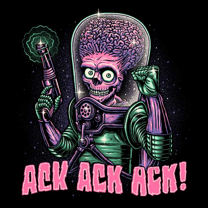 Momma Gorilla's 'Ack, Ack, Ack!' 3/4 Sleeve Raglan Style T-Shirt for Fashionable Wear