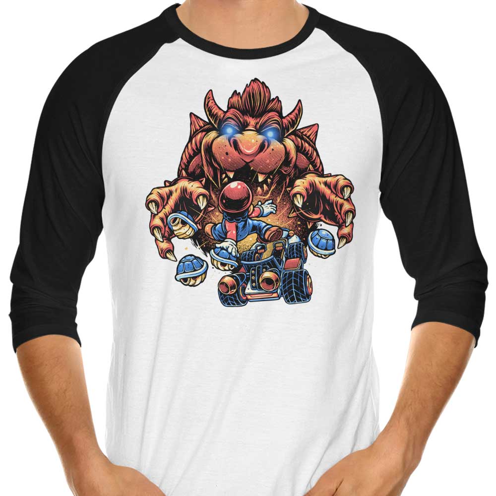 Glitchygorilla's Epic Final Boss 3/4 Sleeve Raglan T - Shirt