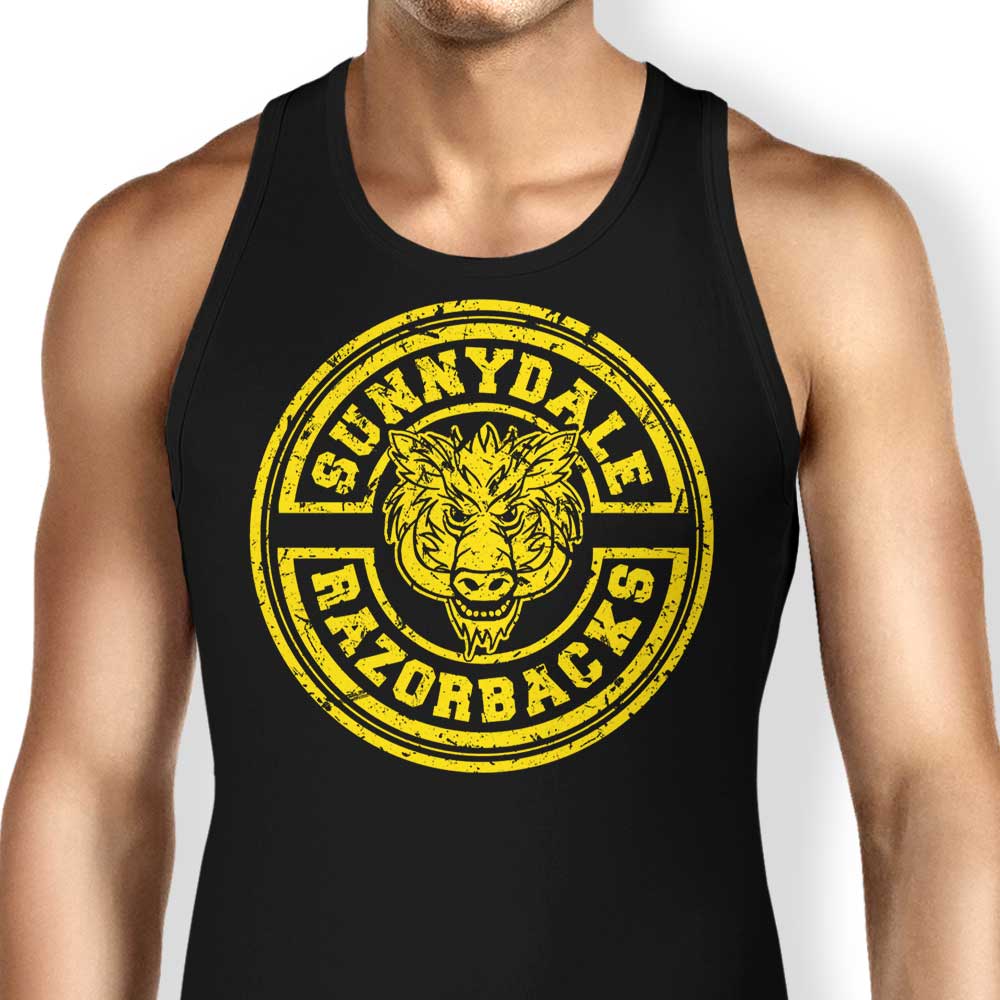 Fan Freak's Sunnydale Razorbacks Comfortable Tank Tops for Men and Women