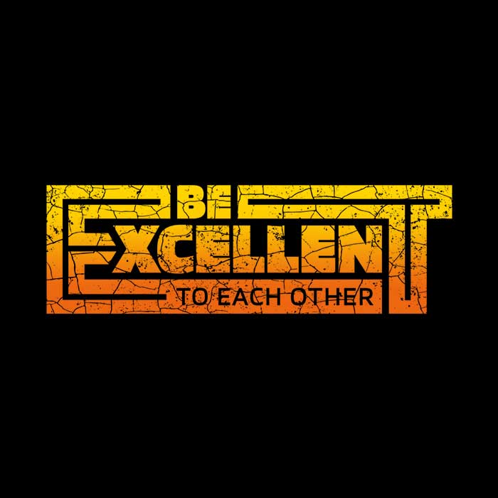 RetroReview's Comfortable Be Excellent Typography Unisex and Women's Tank Tops