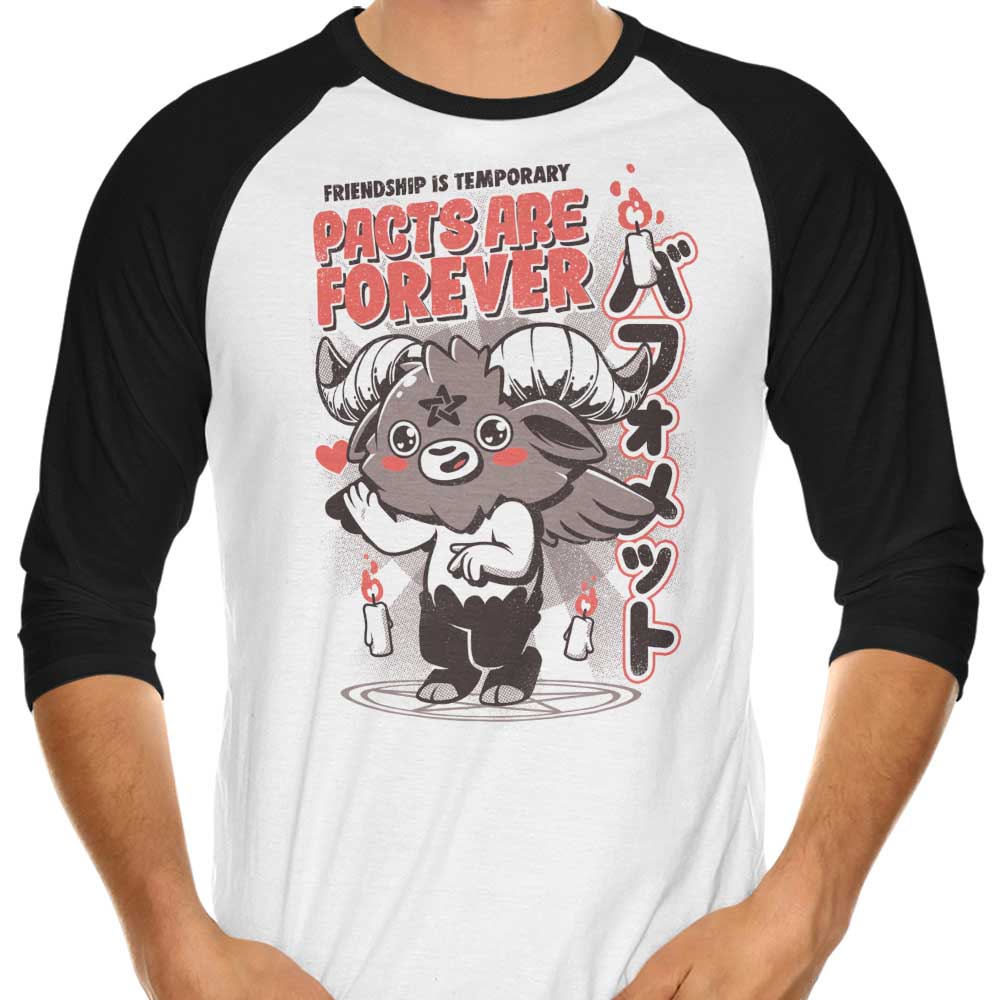 Forever Pacts - 3/4 Sleeve Stylish Raglan T-Shirt