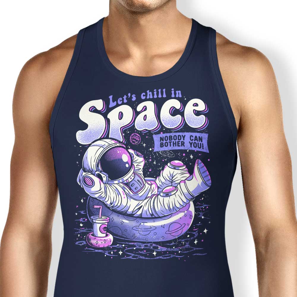 Space-themed Chilling Tank Top for Men and Women