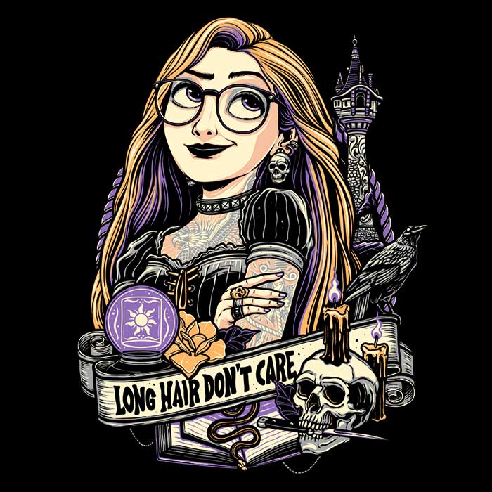 Don't Care About Long Hair - Stylish 3/4 Sleeve Raglan T-Shirt